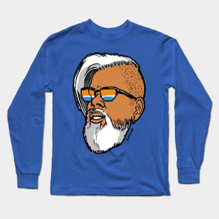 Classic Uncle Rags! Slick Look with Beard and Sunglasses Long Sleeve T-Shirt